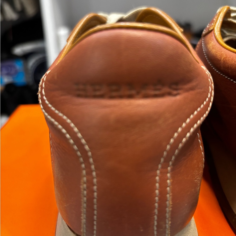 Authentic Hermes Quick Leather Sneakers - Picture 15 of 15